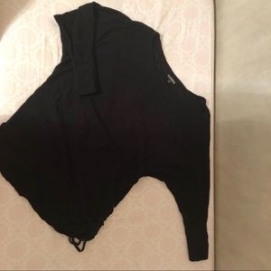 Dolan sleeve burnout  black sweater size s